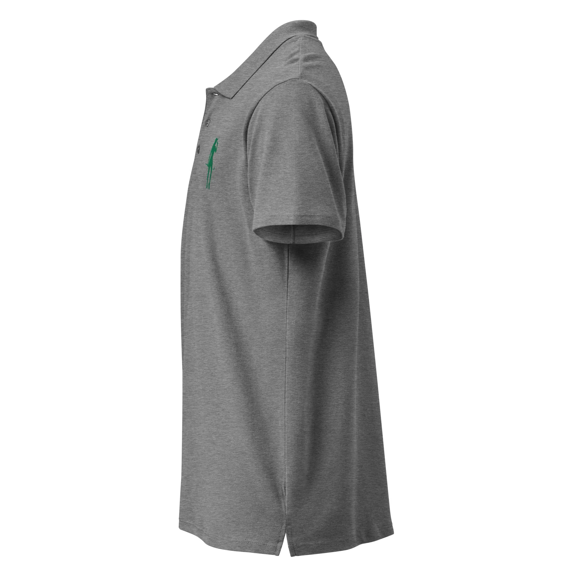 Female Golfer Premium Pique Embroidered Polo Shirt - Green