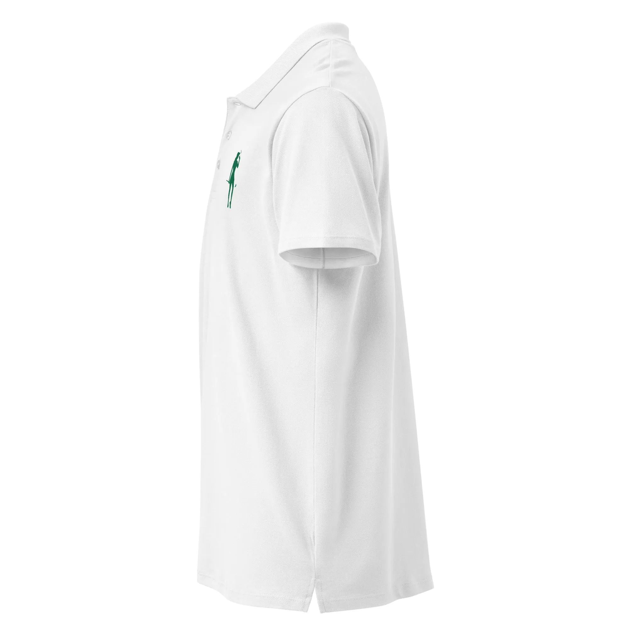 Female Golfer Premium Pique Embroidered Polo Shirt - Green