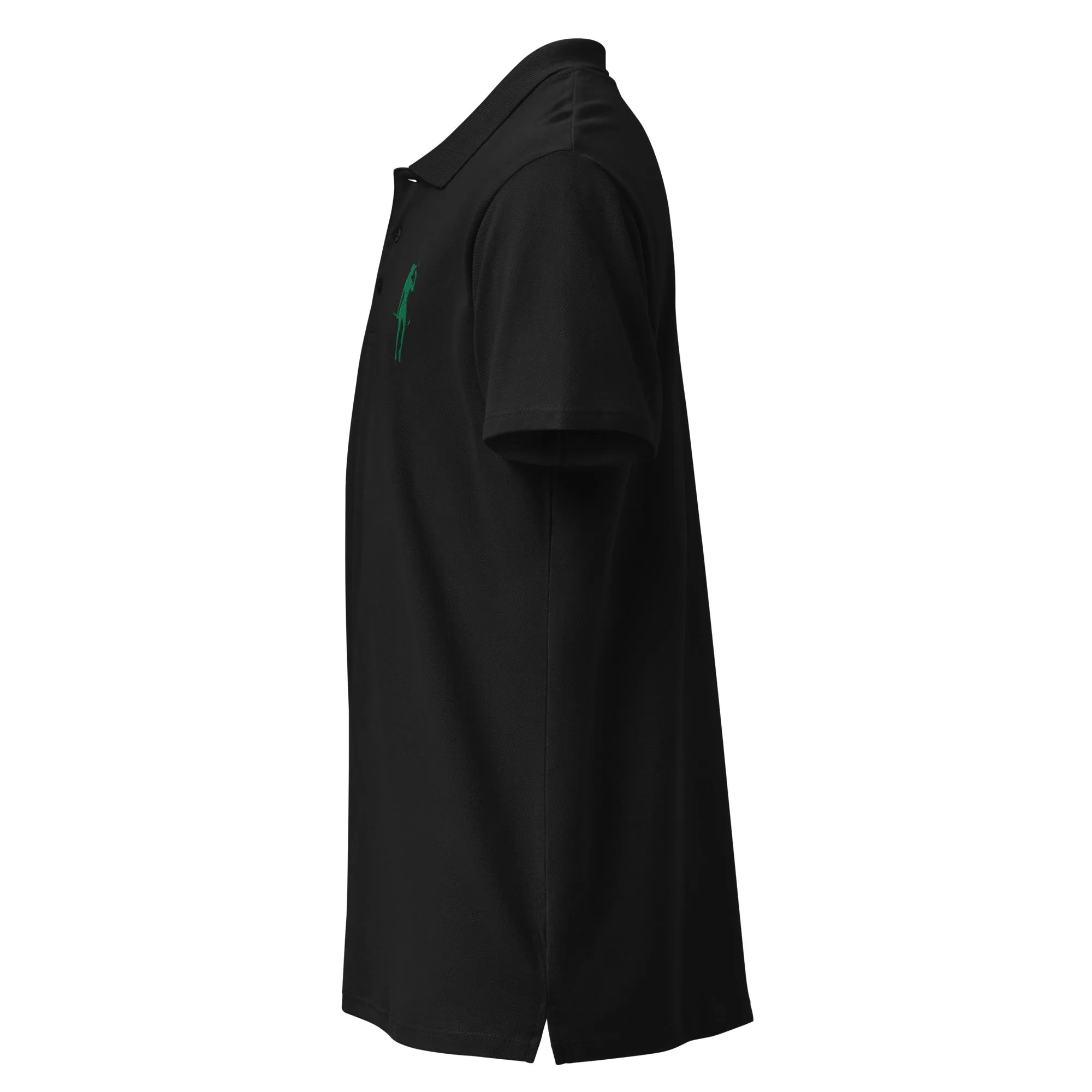 Female Golfer Premium Pique Embroidered Polo Shirt - Green