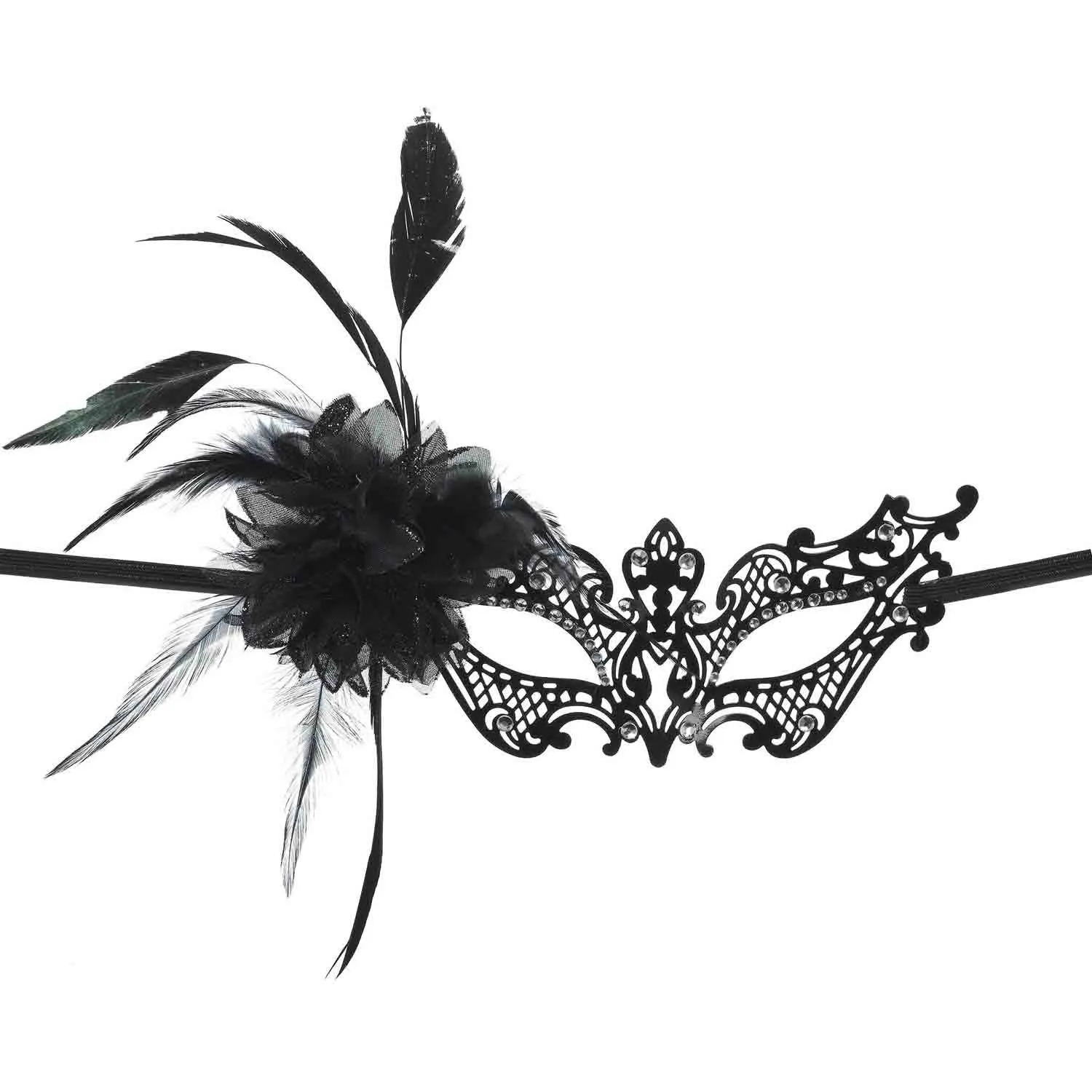 Filigree Floral Gem Mask