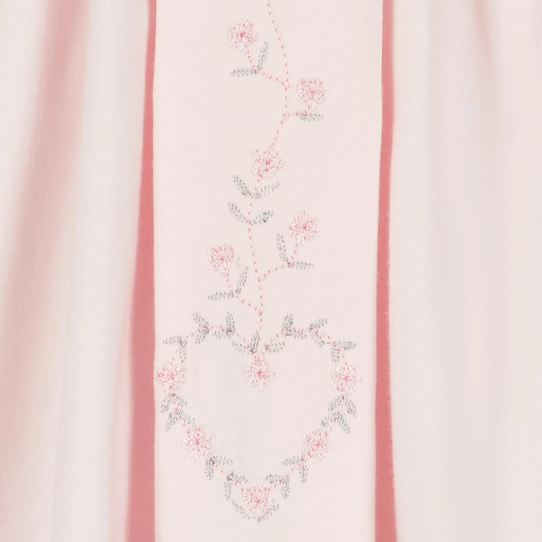 Flora Heart Embroidery Girl Dress