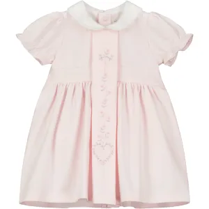 Flora Heart Embroidery Girl Dress