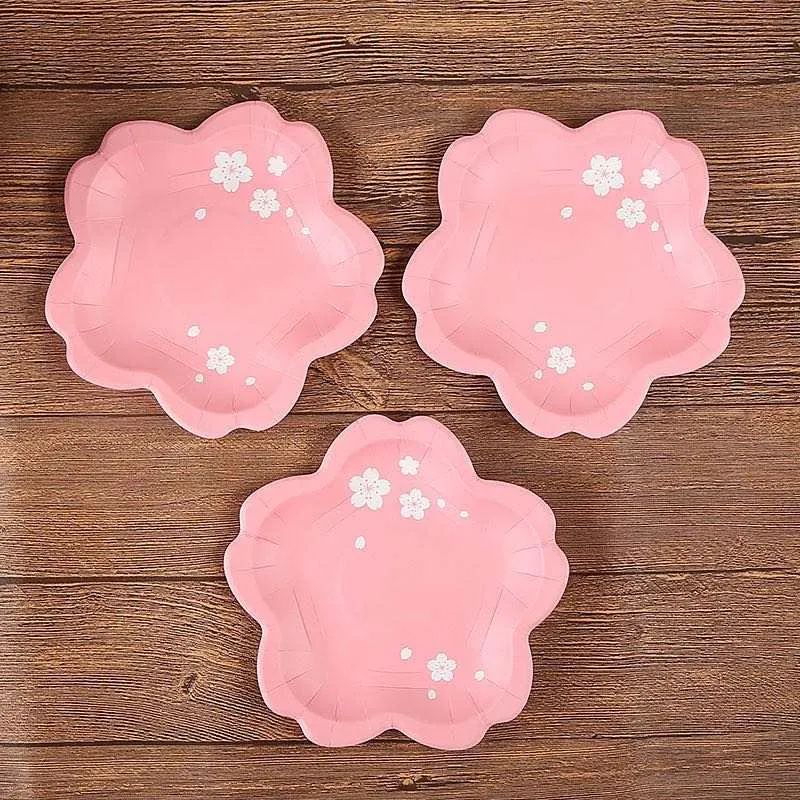 Flower Cake Plates