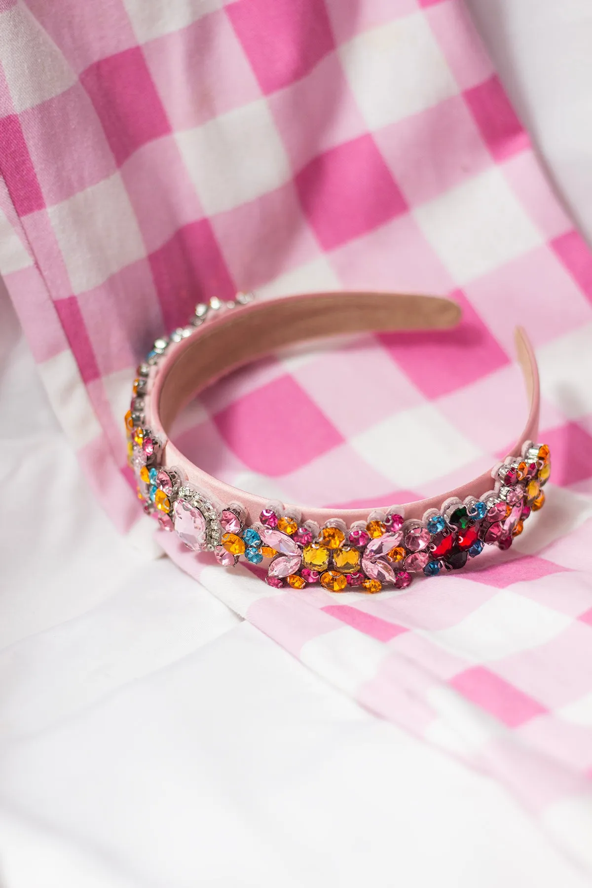 Gem Detailed Floral Headband