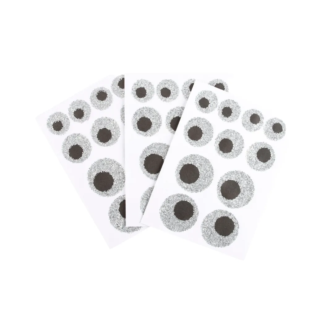 Glitter Eyeball Stickers