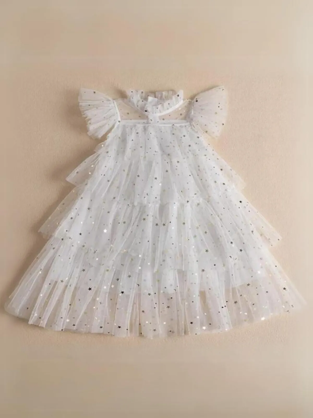 Glowing Girl Star Tulle Party Girl Dress
