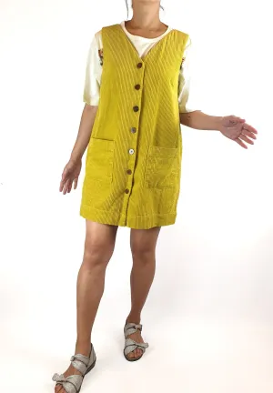 Gorman lime mustard cord dress size 10