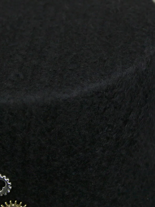 Gothic Top Hat Rose Gear Masquerade Top Hat