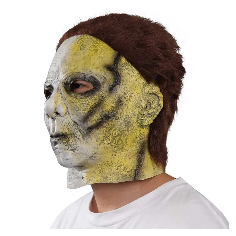 Halloween Michael Myers Mask Blood Scar Version Cosplay Latex Masks Helmet Masquerade Halloween Party Costume Props
