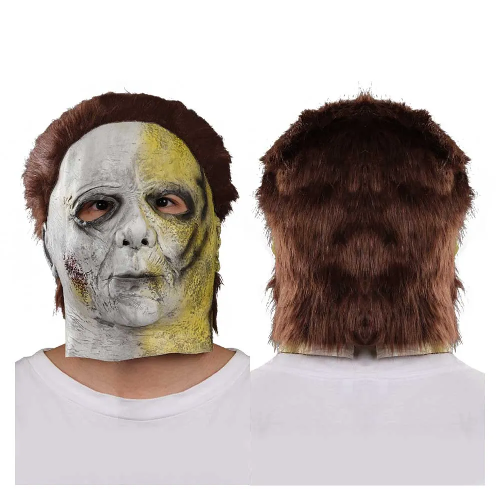 Halloween Michael Myers Mask Blood Scar Version Cosplay Latex Masks Helmet Masquerade Halloween Party Costume Props