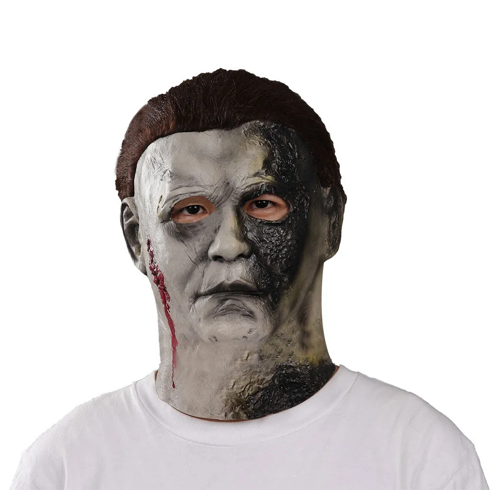 Halloween Michael Myers Mask Burn Scar Version Cosplay Latex Masks Helmet Masquerade Halloween Party Costume Props