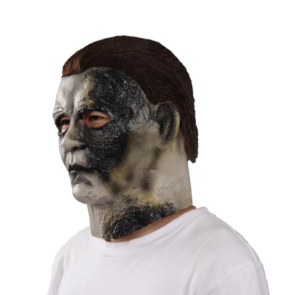 Halloween Michael Myers Mask Burn Scar Version Cosplay Latex Masks Helmet Masquerade Halloween Party Costume Props