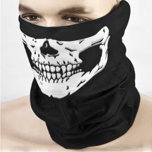 Halloween Scary Mask Festival Skull Masks Skeleton Outdoor Motorcycle Bicycle Multi Masks Scarf Half Face Mask Cap Neck Ghost
