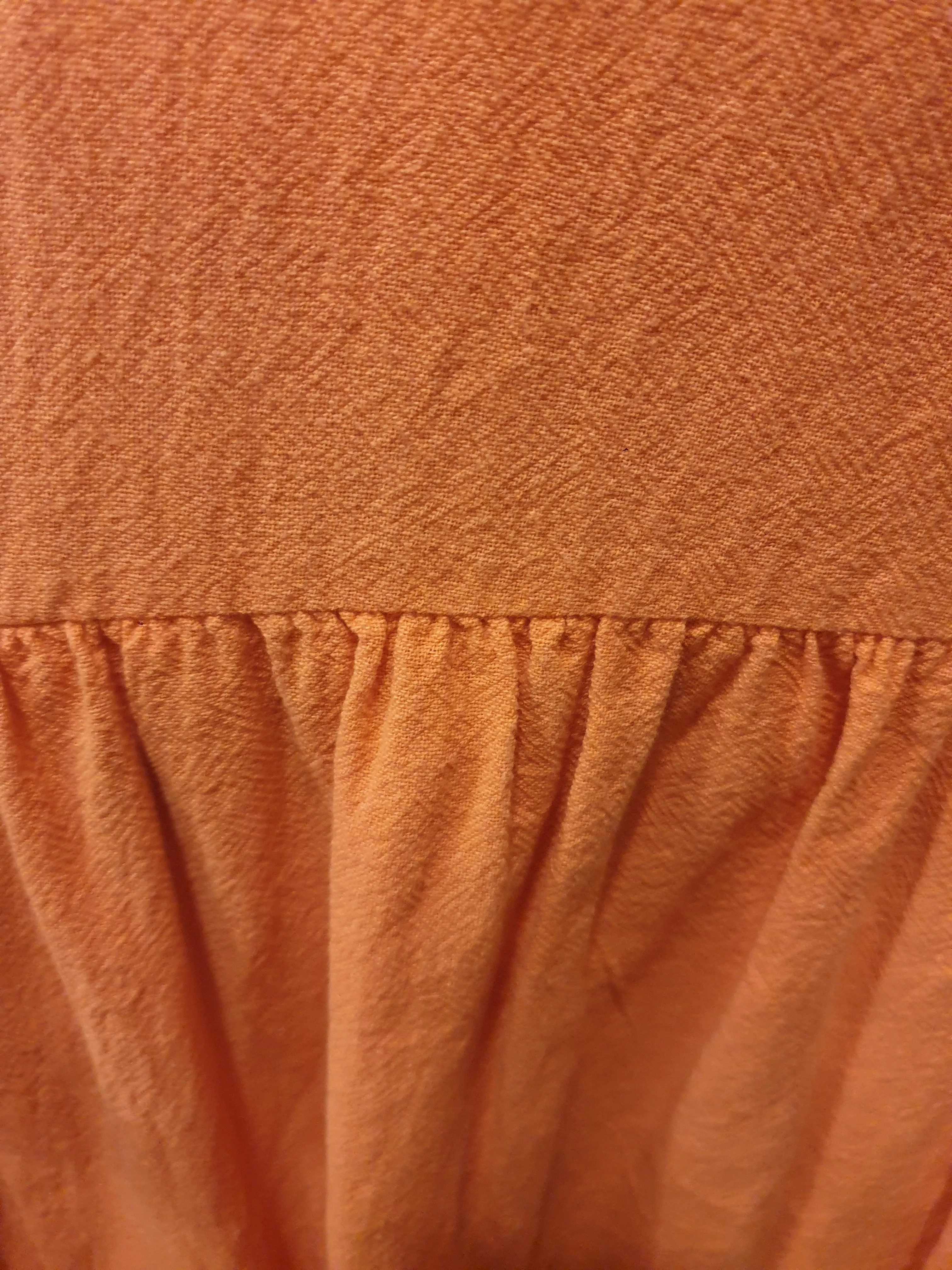 Handsom coral pink 100% cotton dress size 8