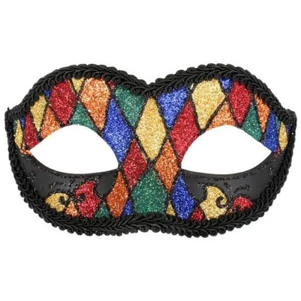 Harlequin Glitter Bright Eye Mask