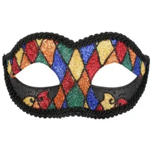 Harlequin Glitter Bright Eye Mask