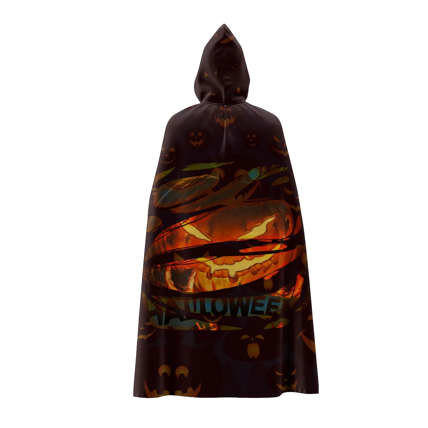 Hooded Cloak - Happy Halloween 2 Hooded Cloak - Nsd99