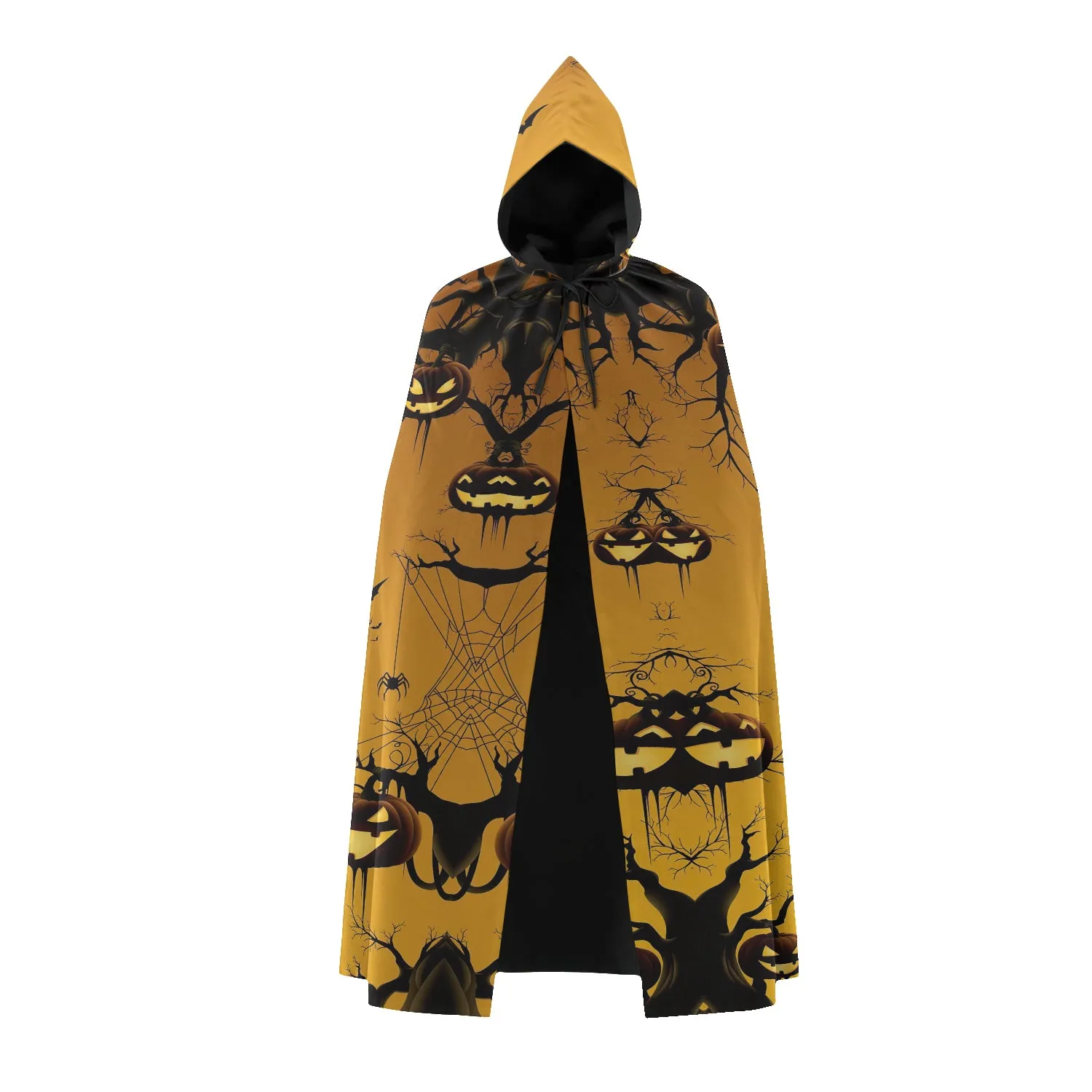 Hooded Cloak - Happy Halloween Cat Hooded Cloak - Nsd99