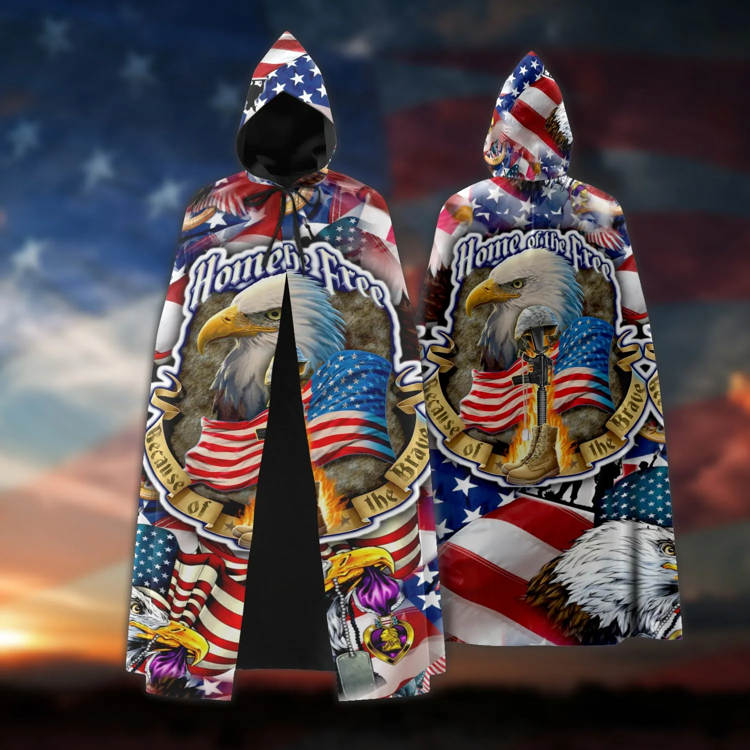 Hooded Cloak - Home of the Free - Fuly6