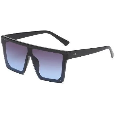 Hot Flat Top Oversized Luxury Sunglasses