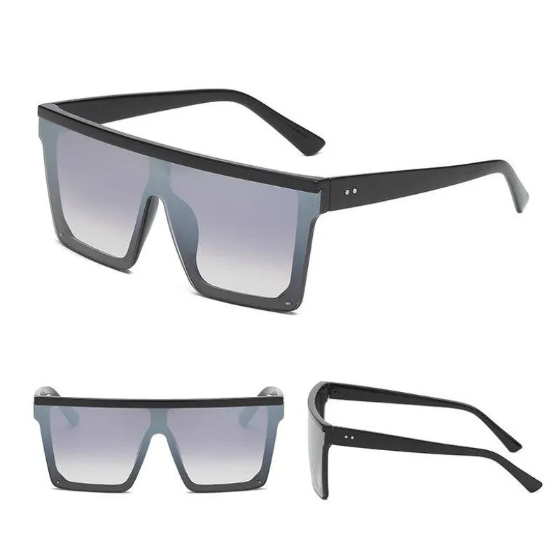 Hot Flat Top Oversized Luxury Sunglasses