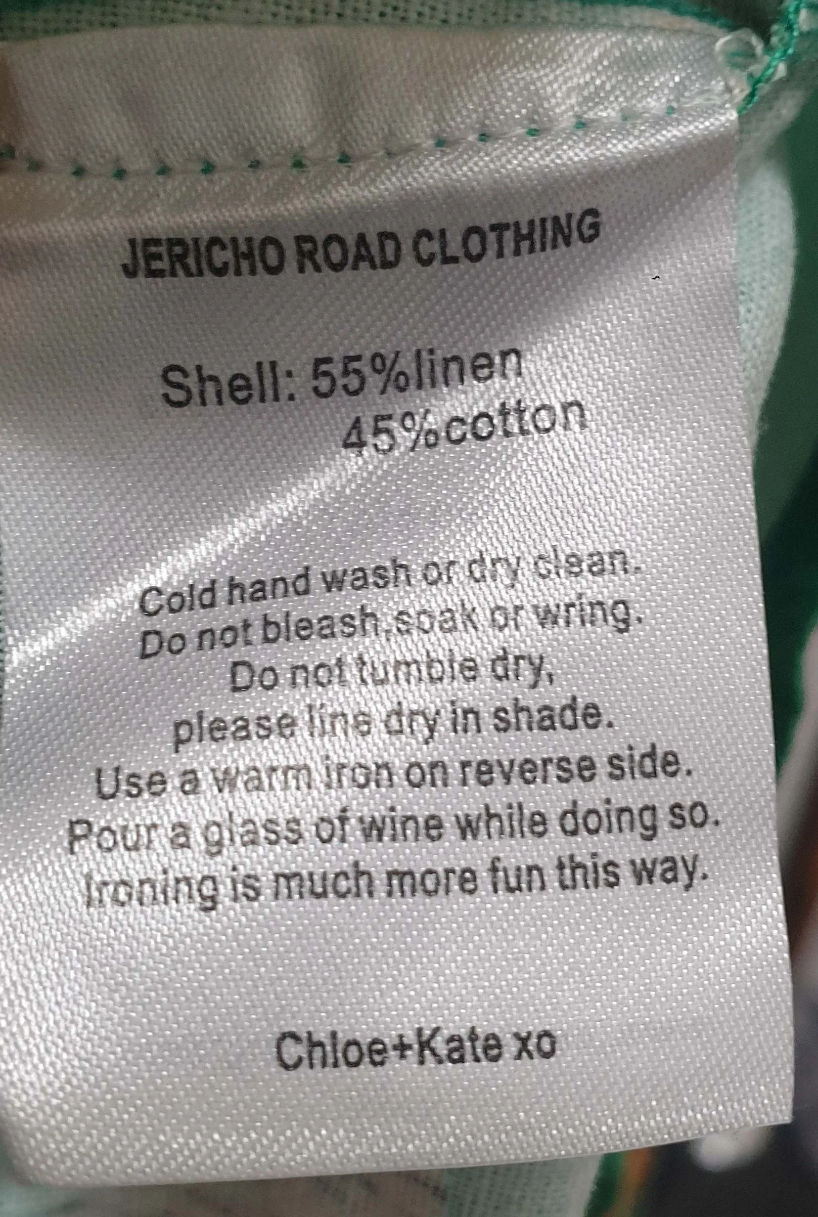 Jericho Road green detroit smock dress with tiger print size 22