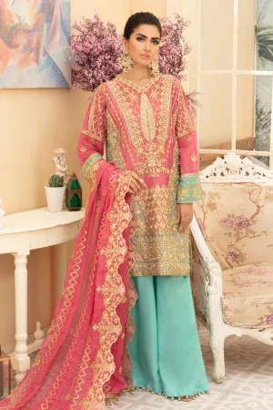 Latest Designer Party Outfit in Pink Color #Y6074