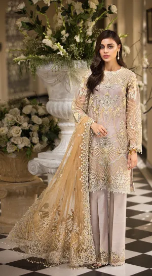 Latest Pakistani designer outfit in lavish carla color # P2255