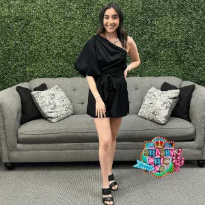 Let the Cognac Flow Romper - Black