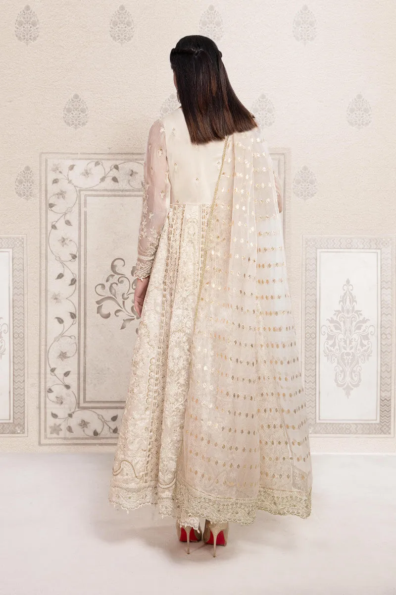 Long panelled Embroidered chickankari Pakistani Party Wear Frock