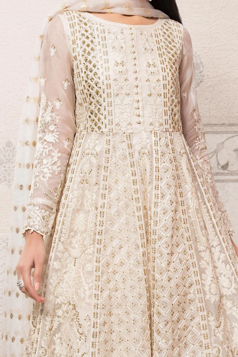 Long panelled Embroidered chickankari Pakistani Party Wear Frock
