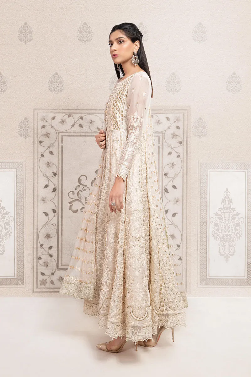 Long panelled Embroidered chickankari Pakistani Party Wear Frock