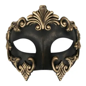 Lorenzo Eye Mask - Black/Gold