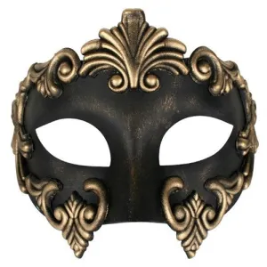 Lorenzo Gold & Black Face Mask