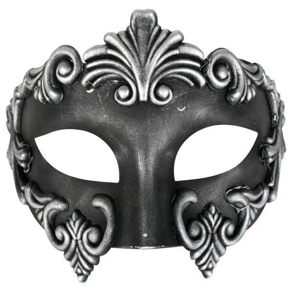 Lorenzo Men's Masquerade Baroque Inspired Venetian Style Mask