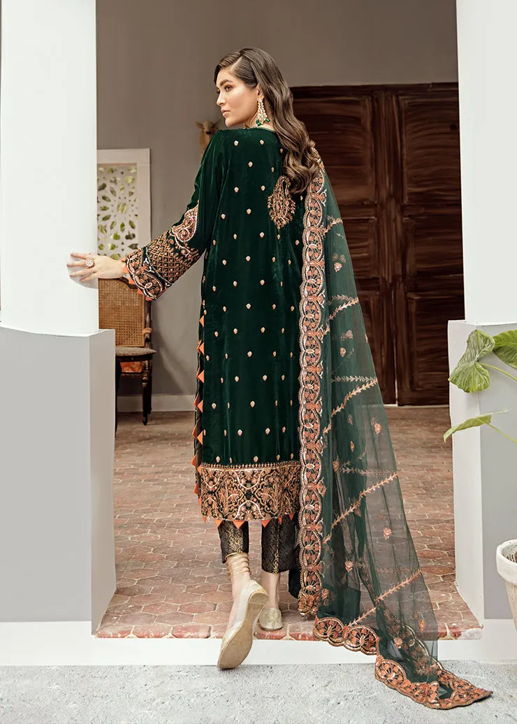 Luxury Pakistani Party Dress with Embroidery #BB150