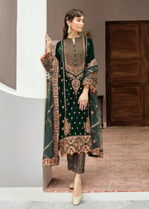 Luxury Pakistani Party Dress with Embroidery #BB150