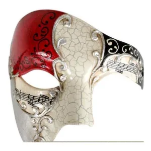Maestro Eye Mask Zoom Maestro Eye Mask - Red/Silver