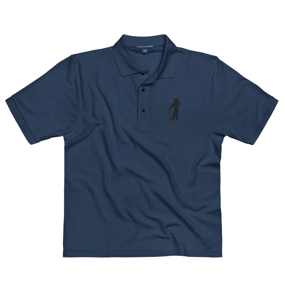 Male Golfer Premium Embroidered Polo