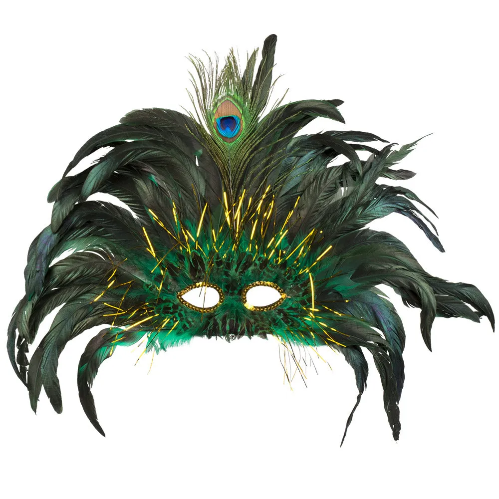 Masquerade Eye Mask Peacock Queen