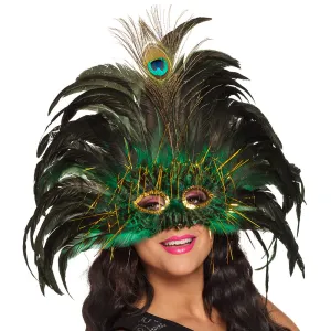 Masquerade Eye Mask Peacock Queen