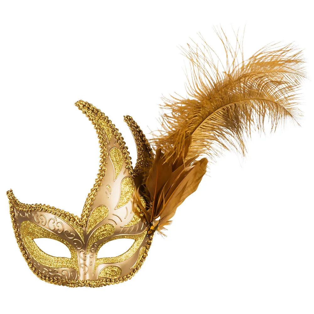 Masquerade Eye Mask Venice Prezioso Gold