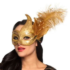 Masquerade Eye Mask Venice Prezioso Gold