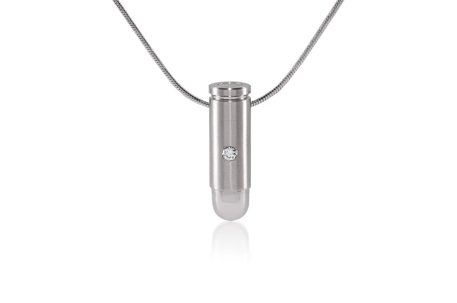 Men's Bullet  Stainless Steel Necklace