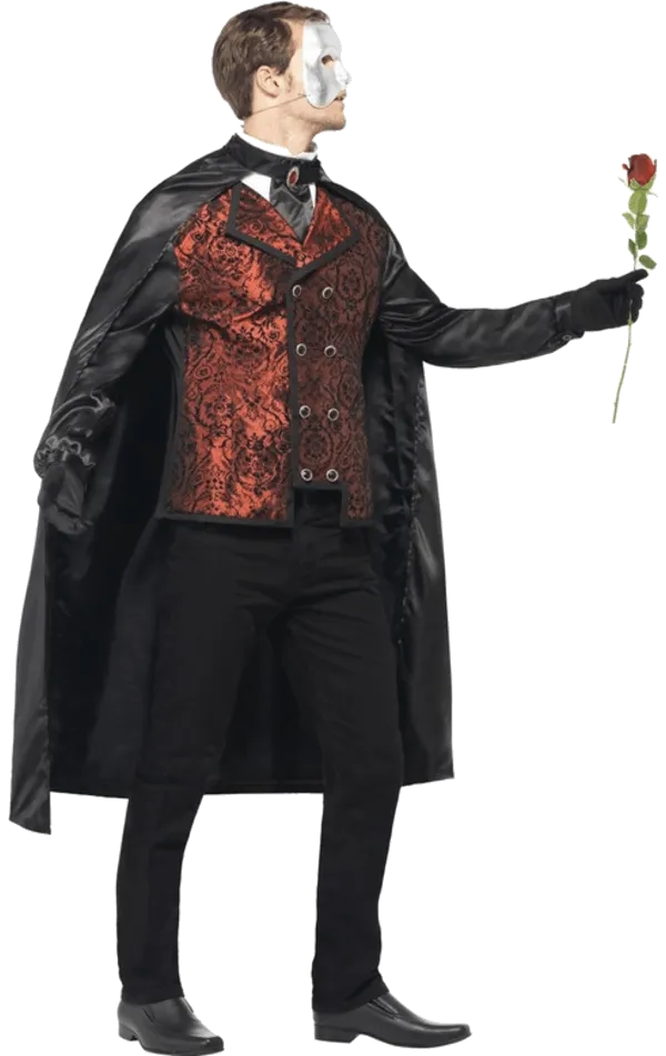 Mens Dark Opera Masquerade Costume