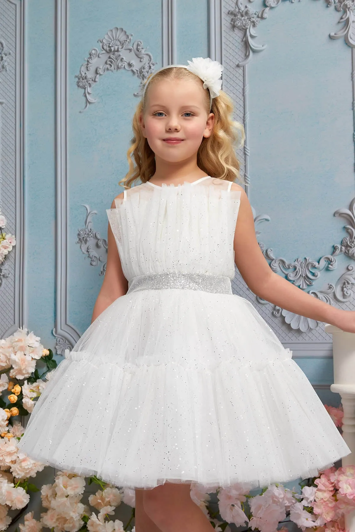 Mila - Girls Short Birthday Party Dress