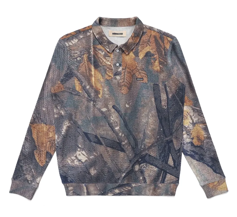 Mini Metal Logo L/S Thermal Polo