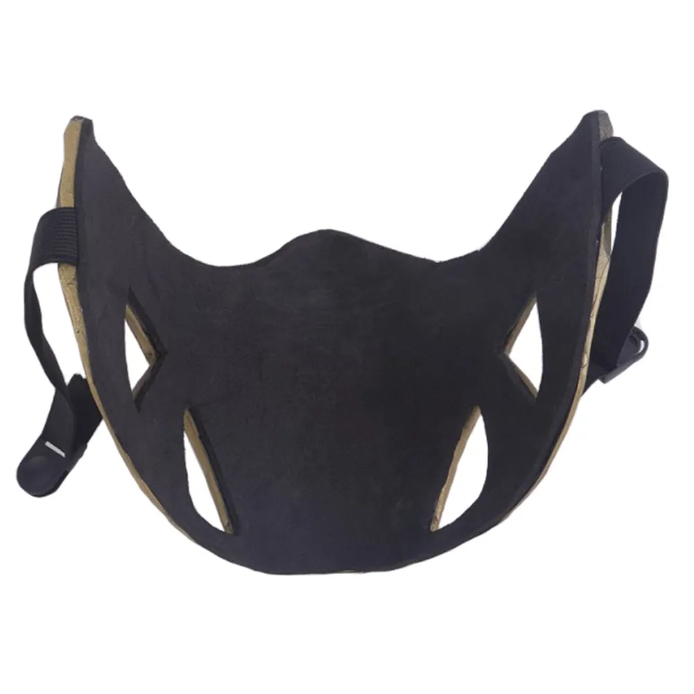 MK3/Mortal Kombat: Devastation Scorpion Mask Cosplay PVC Half Face Masks Masquerade Halloween Party Costume Props