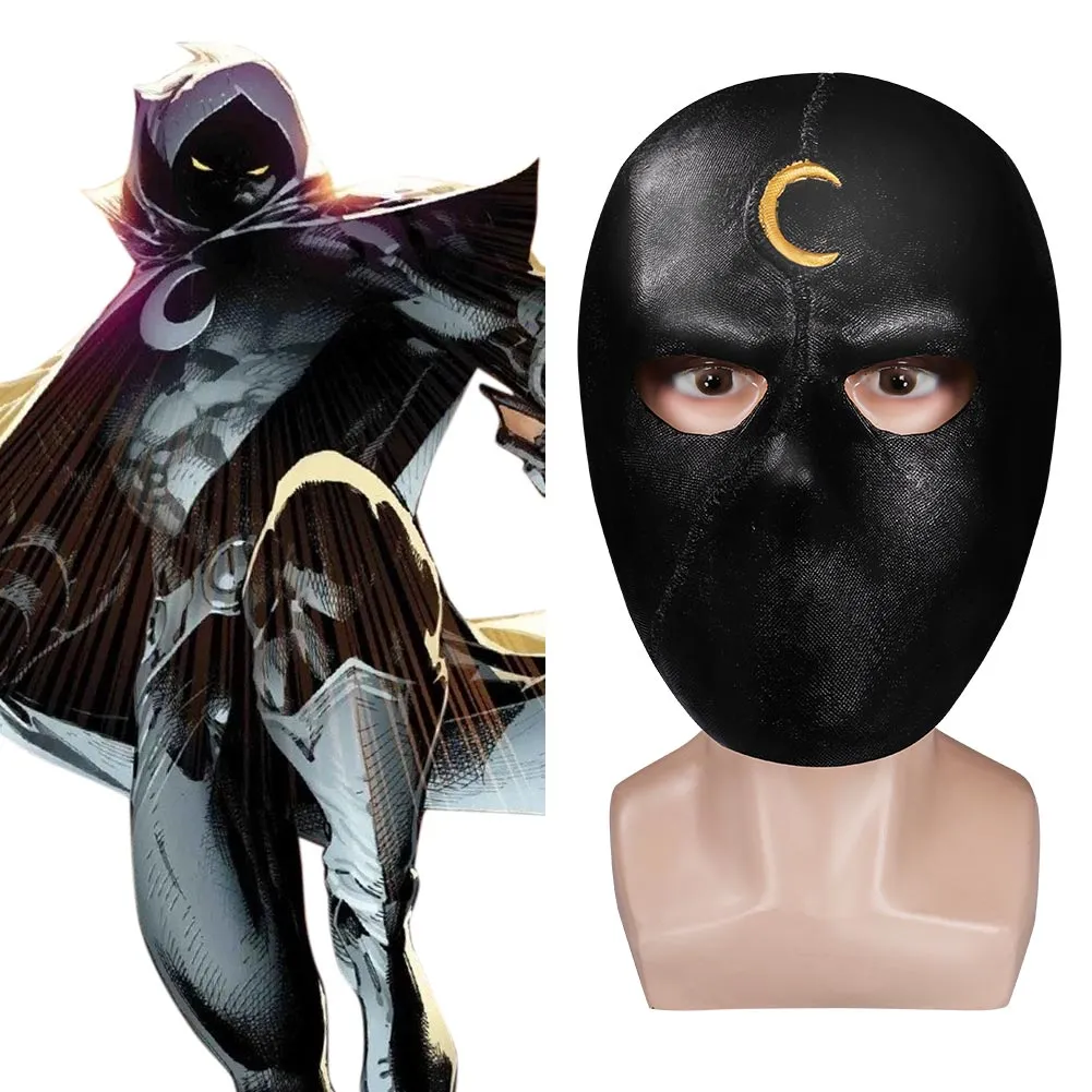 Moon Knight Marc Specto Mask Cosplay Latex Masks Helmet Masquerade Halloween Party Costume Props