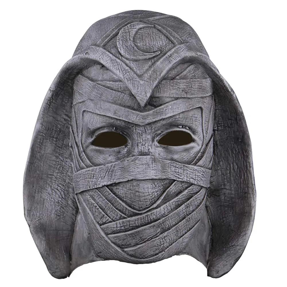Moon Knight Mask Cosplay Latex Masks Helmet Masquerade Halloween Party Costume Props